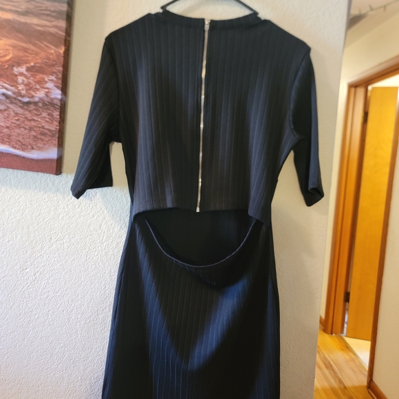 French Connection Black Long Sleeve Dress - Picture 5 of 6